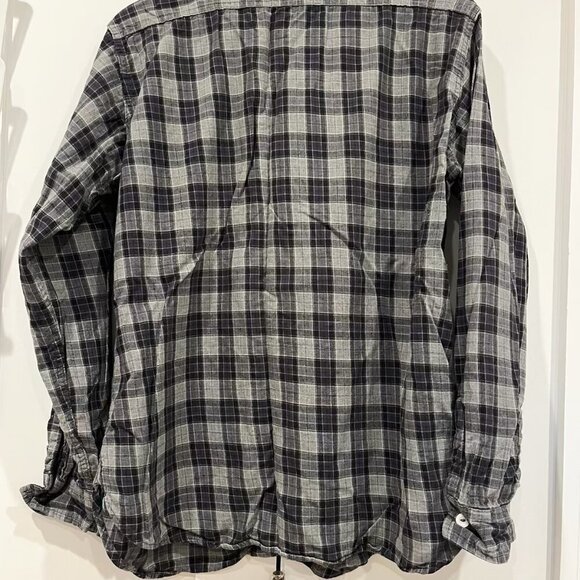 Post O'Alls Light 3 cotton viyella plaid Men's shirt - Picture 2 of 5